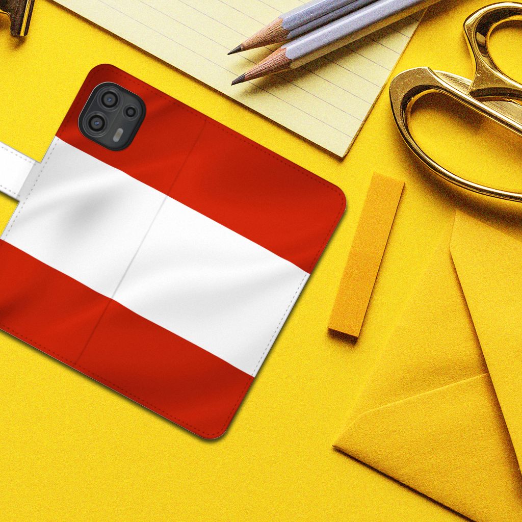 Motorola Edge 20 Lite Bookstyle Case Oostenrijk