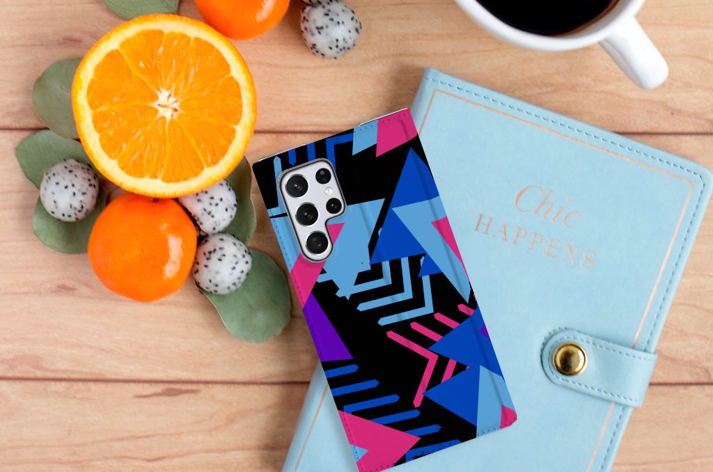 Samsung Galaxy S22 Ultra Stand Case Funky Triangle - B2C Telecom