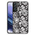 Samsung Galaxy S22 Plus Bloemen Hoesje Black Flowers B2C Telecom