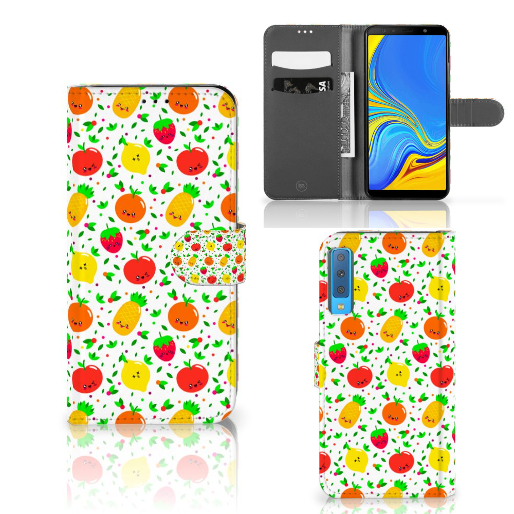 Samsung Galaxy A7 (2018) Book Cover Fruits