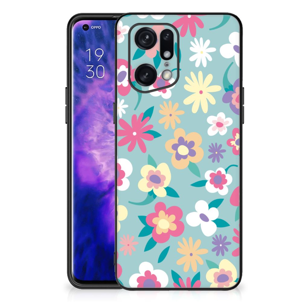 OPPO Find X5 Pro Bloemen Hoesje Flower Power