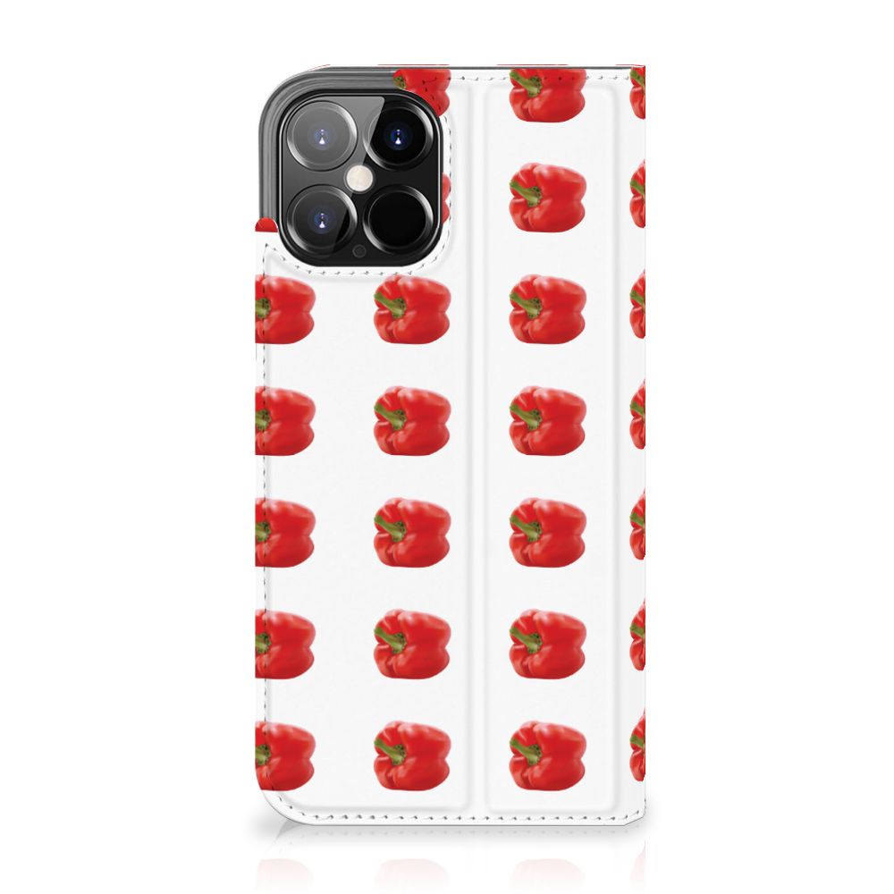 iPhone 12 Pro Max Flip Style Cover Paprika Red - B2C Telecom