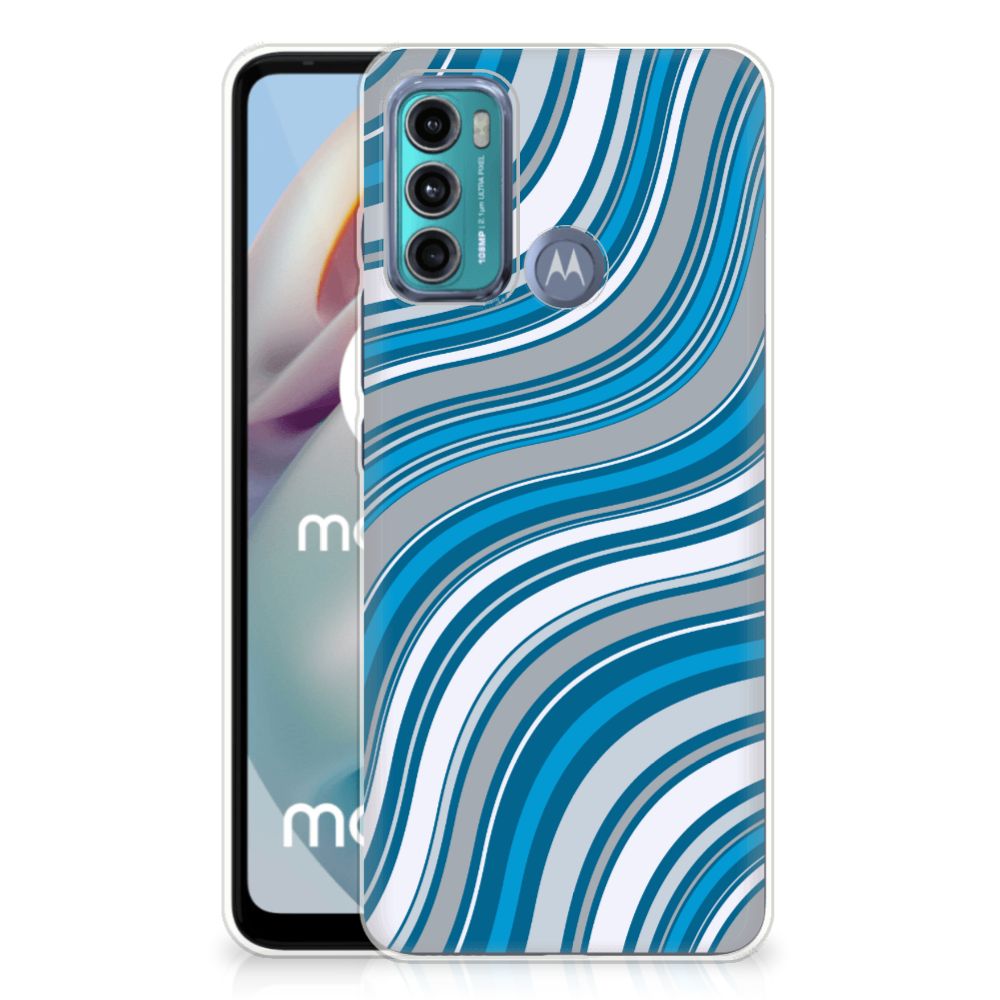 Motorola Moto G60 TPU bumper Waves Blue B2C Telecom