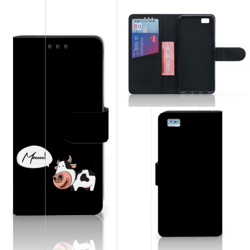 Huawei Ascend P8 Lite Leuk Hoesje Cow