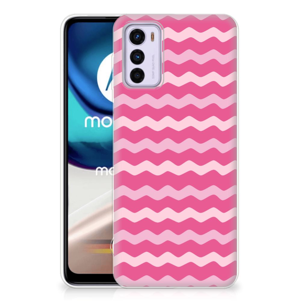 Motorola Moto G42 TPU bumper Waves Pink B2C Telecom