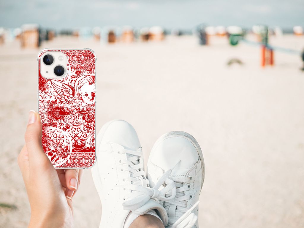 Extreme Case iPhone 13 Angel Skull Rood B2C Telecom