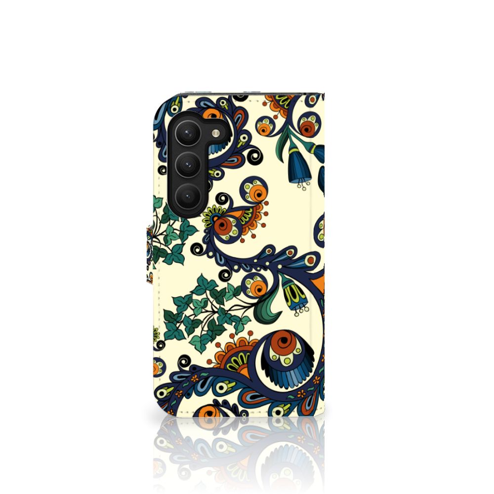 Wallet Case Samsung Galaxy S23 Barok Flower