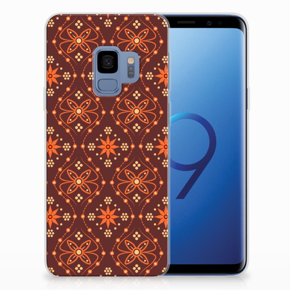 Samsung Galaxy S9 TPU bumper Batik Brown