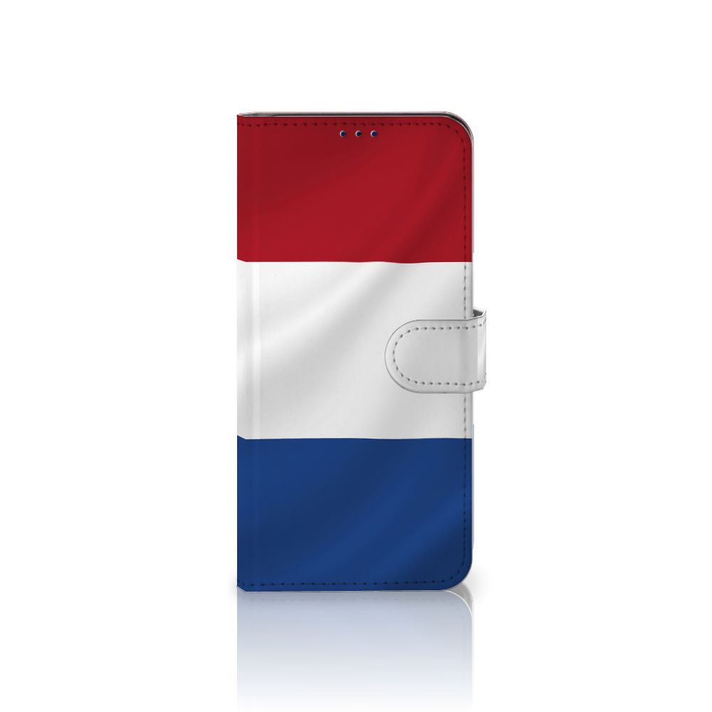 Xiaomi Poco X4 Pro 5G Bookstyle Case Nederlandse Vlag met artistiek ontwerp van de Nederlandse vlag.