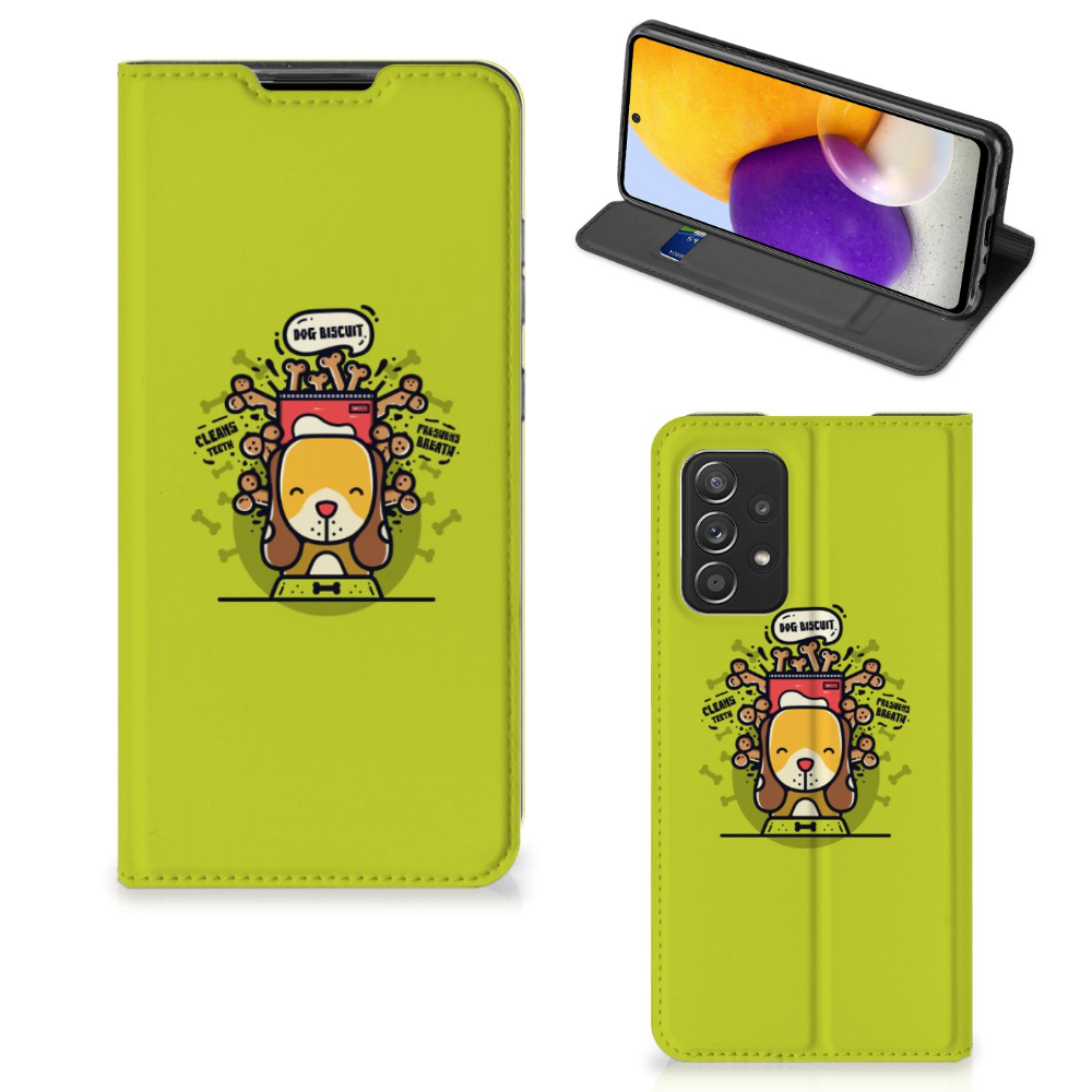 Samsung Galaxy A72 (5G/4G) Magnet Case Doggy Biscuit - B2C Telecom