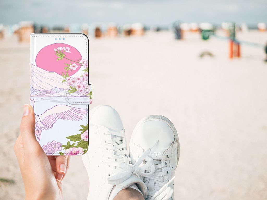 OPPO A74 4G Telefoonhoesje met Pasjes Bird Standing