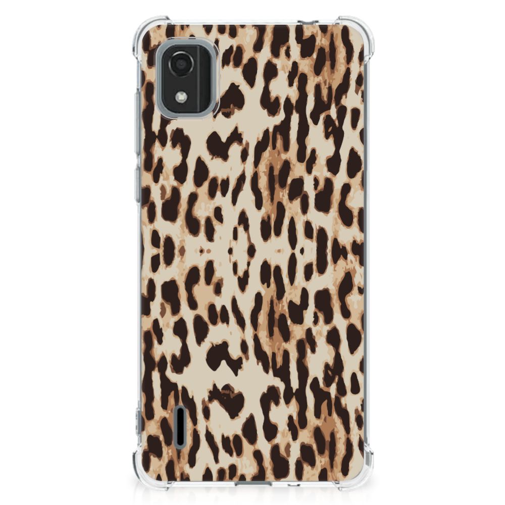 Nokia C2 2nd Edition Case Anti-shock Leopard