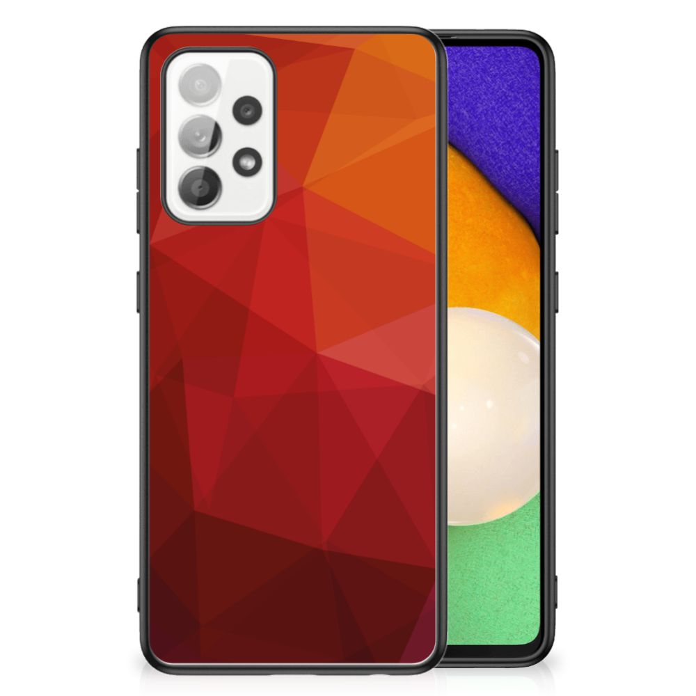 Backcover voor Samsung Galaxy A52 | A52s (5G/4G) Polygon Red B2C Telecom