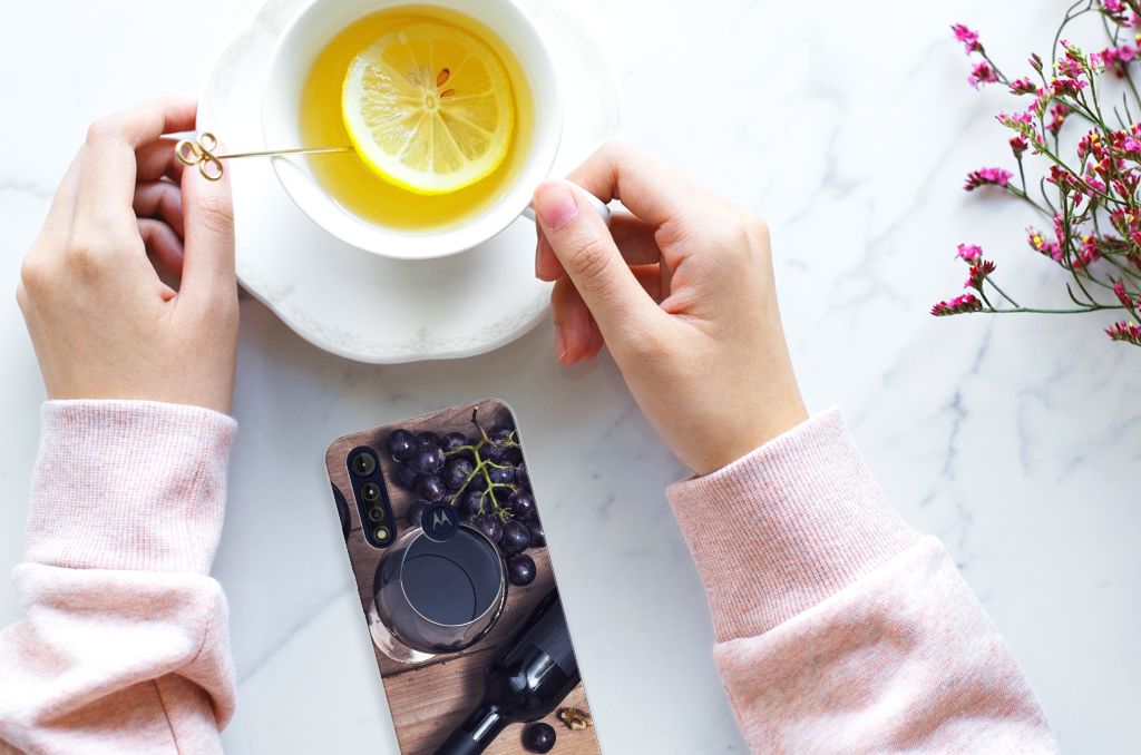Motorola Moto G8 Power Lite Siliconen Case Wijn B2C Telecom