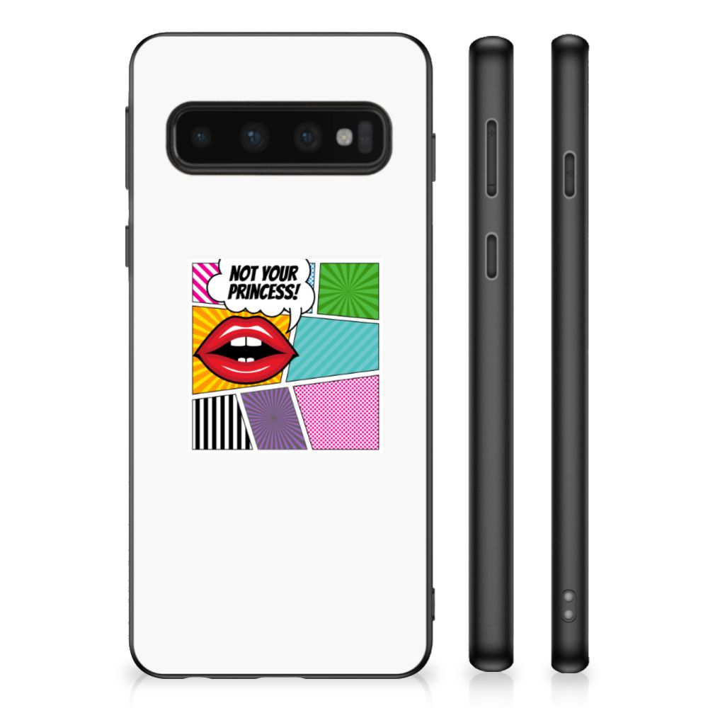 Samsung Galaxy S10 TPU Bumper Case Popart Princess
