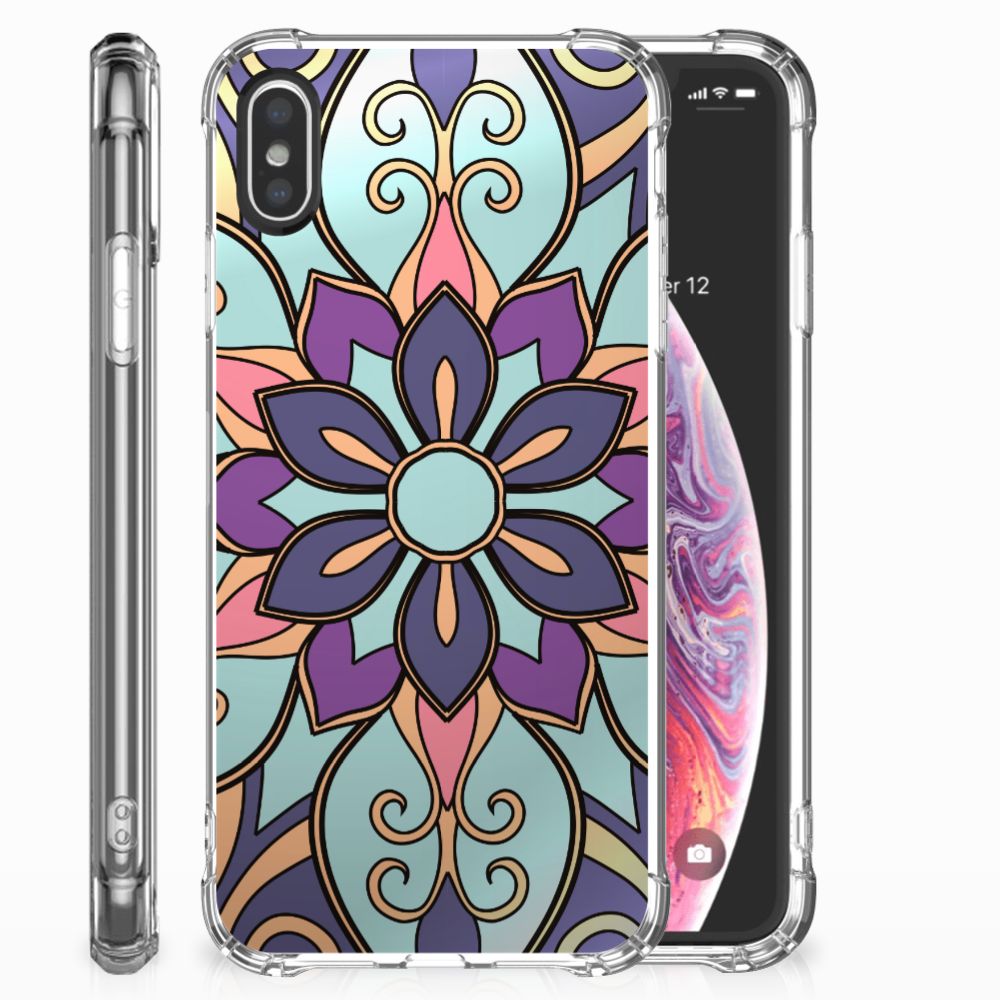 Apple iPhone X | Xs Case Purple Flower