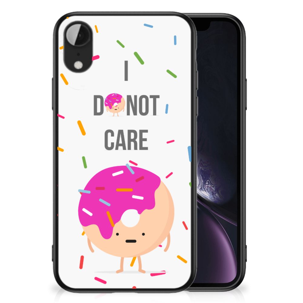 Apple iPhone XR Back Cover Hoesje Donut Roze