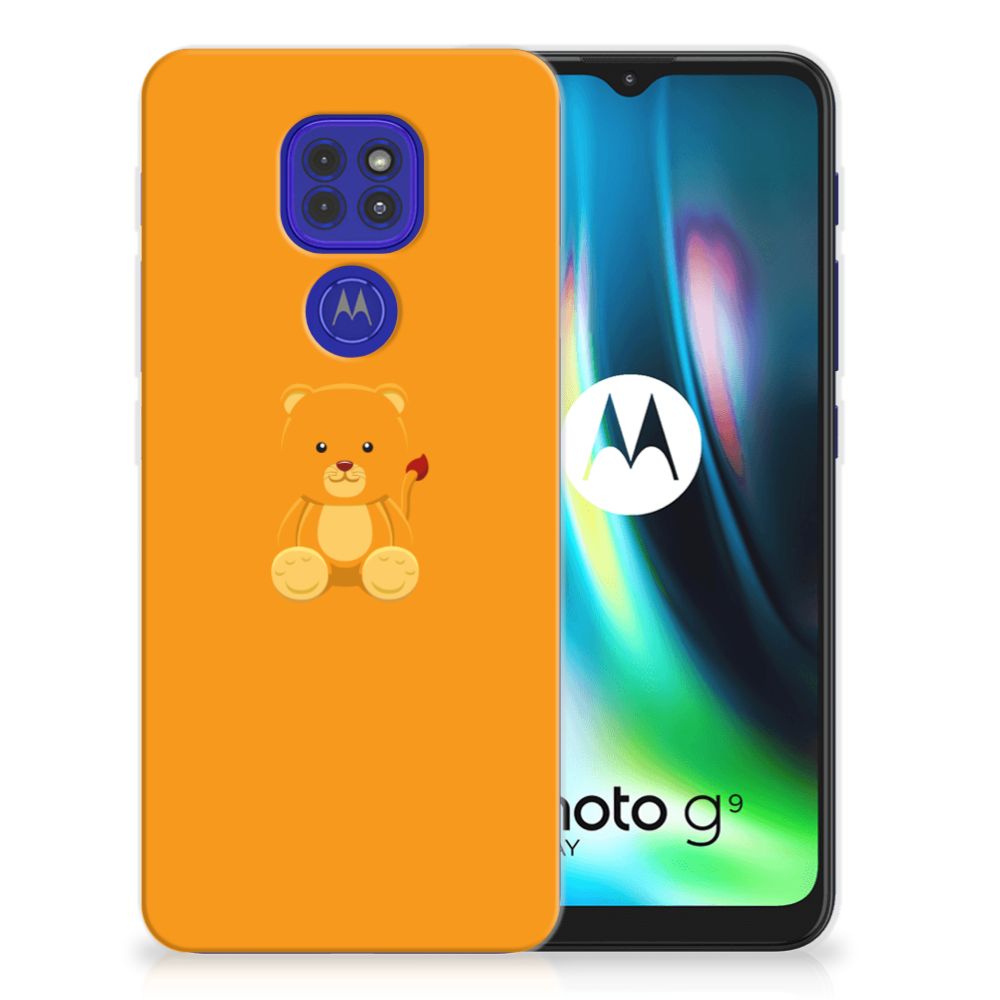 Motorola Moto G9 Play | E7 Plus Telefoonhoesje met Naam Baby Beer