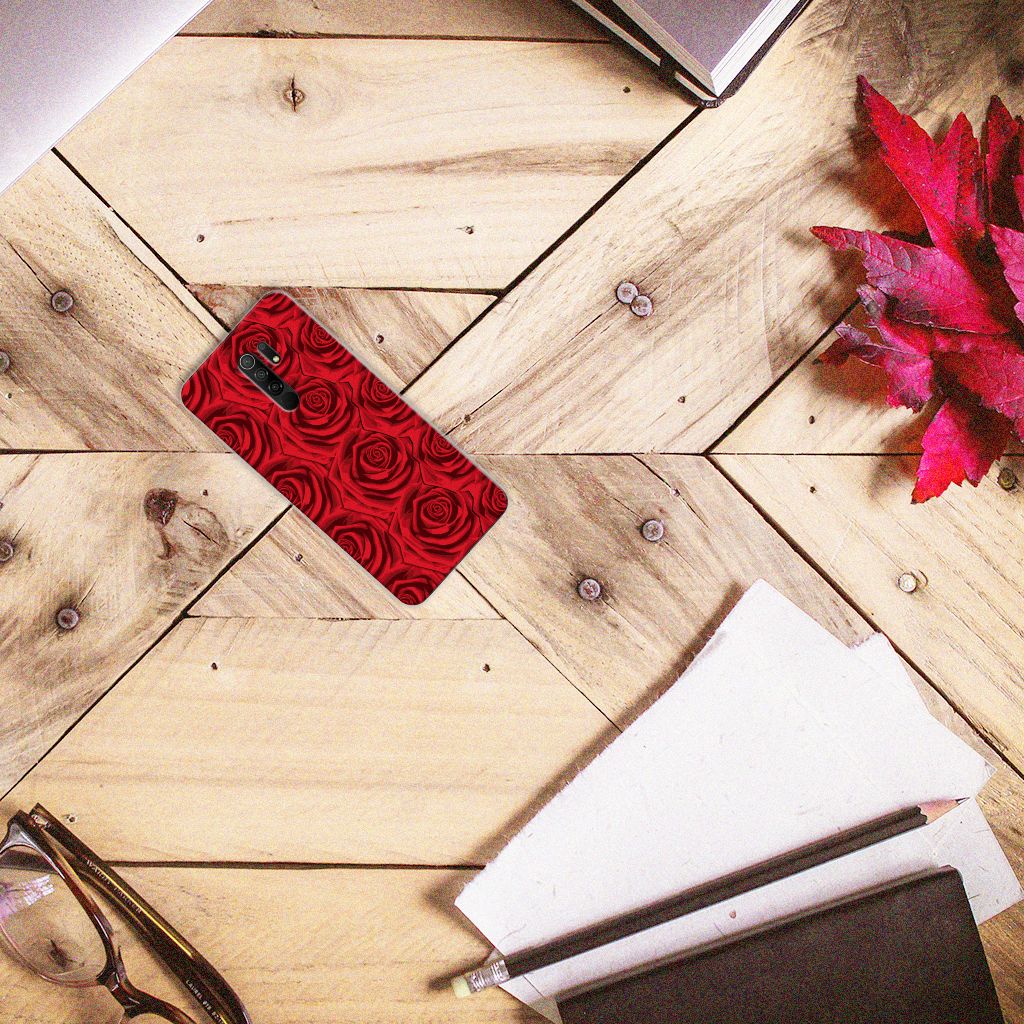 Xiaomi Redmi 9 TPU Case Red Roses B2C Telecom