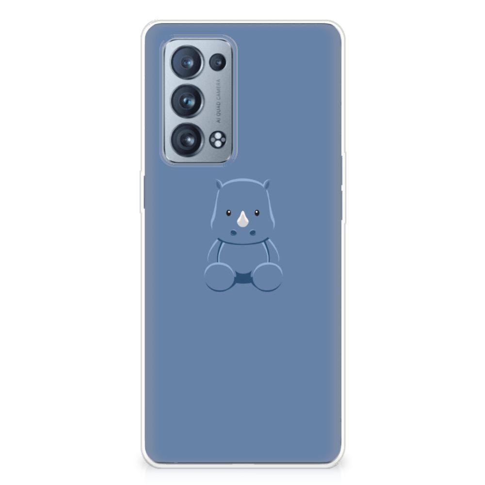 OPPO Reno 6 Pro Plus 5G Telefoonhoesje met Naam Baby Rhino B2C Telecom