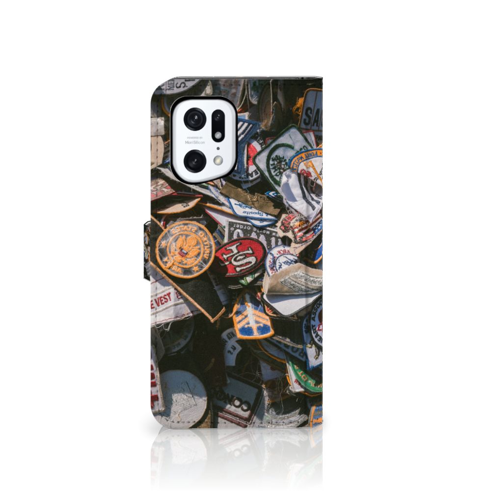 OPPO Find X5 Pro Telefoonhoesje met foto Badges
