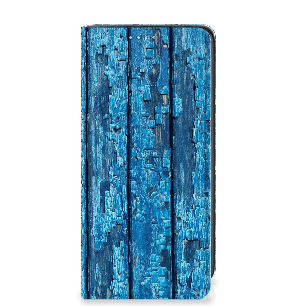 Samsung Galaxy A41 Book Wallet Case Wood Blue - B2C Telecom