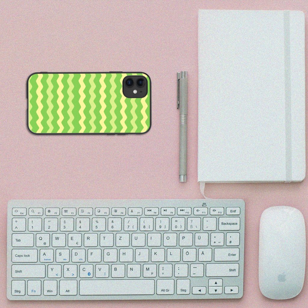 iPhone 11 Back Case Waves Green B2C Telecom