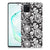Samsung Galaxy Note 10 Lite TPU Case Black Flowers