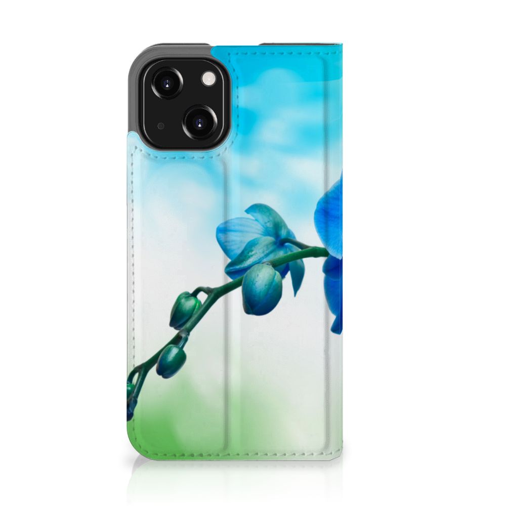 iPhone 13 Mini Smart Cover Orchidee Blauw - Cadeau voor je Moeder - B2C Telecom