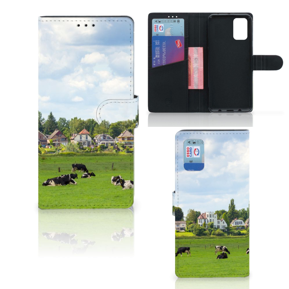 Samsung Galaxy A02s | M02s Telefoonhoesje met Pasjes Koeien