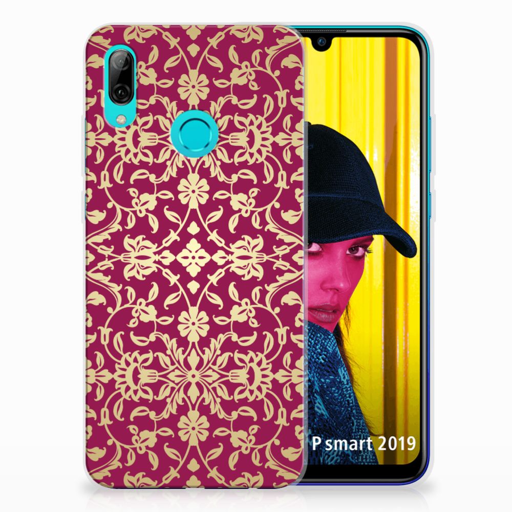 Siliconen Hoesje Huawei P Smart 2019 Barok Pink