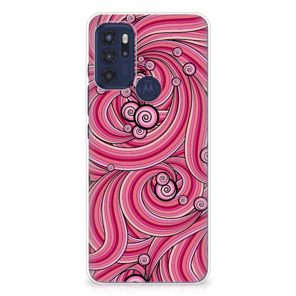 Motorola Moto G60s Hoesje maken Swirl Pink B2C Telecom