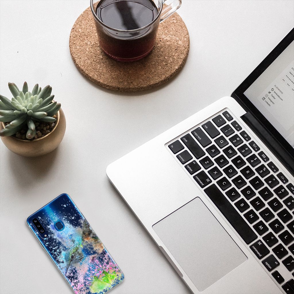 Hoesje maken Samsung Galaxy A20s Vogel B2C Telecom