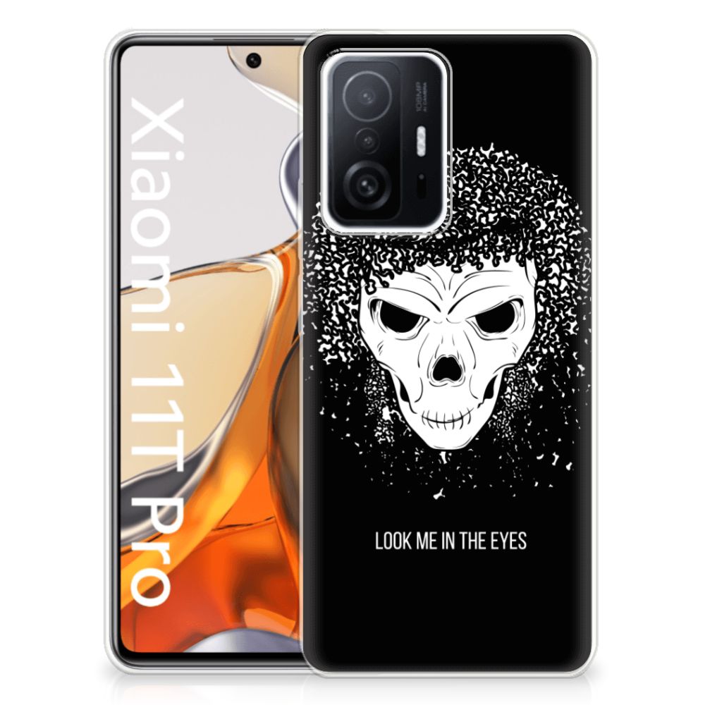 Silicone Back Case Xiaomi 11T | 11T Pro Skull Hair