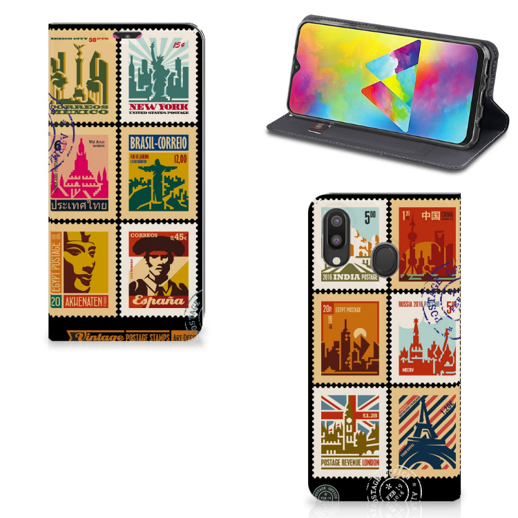 Samsung Galaxy M20 Book Cover Postzegels