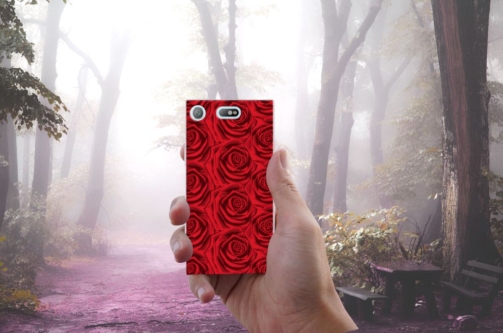 Sony Xperia XZ1 Compact TPU Case Red Roses