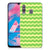 Samsung Galaxy M30 TPU bumper Waves Green
