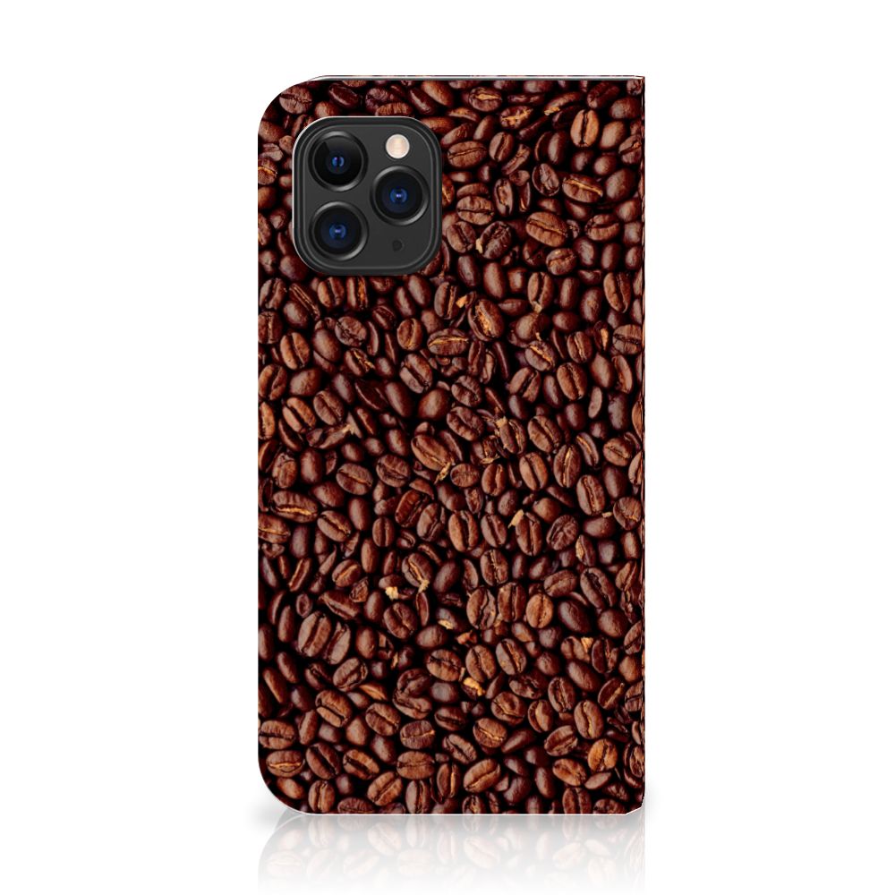 Apple iPhone 11 Pro Flip Style Cover Koffiebonen