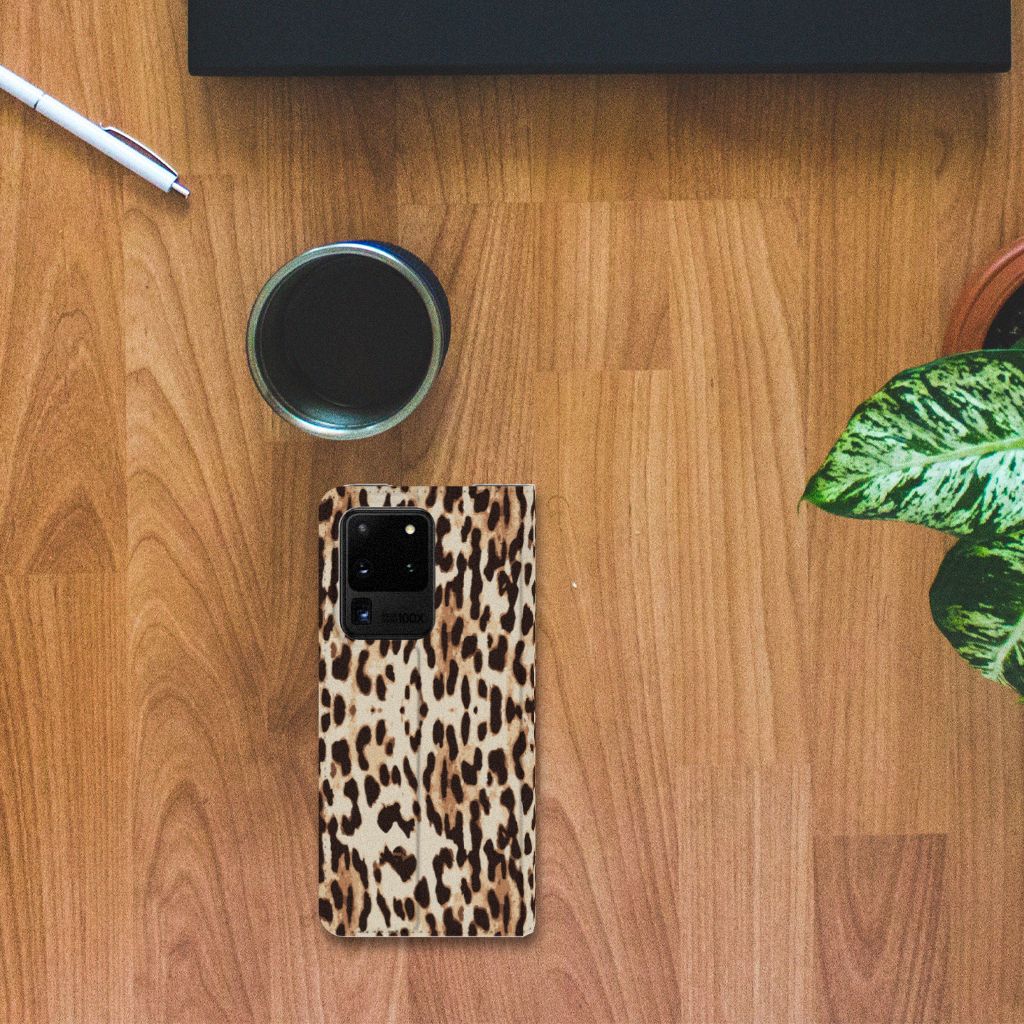 Samsung Galaxy S20 Ultra Hoesje maken Leopard - B2C Telecom