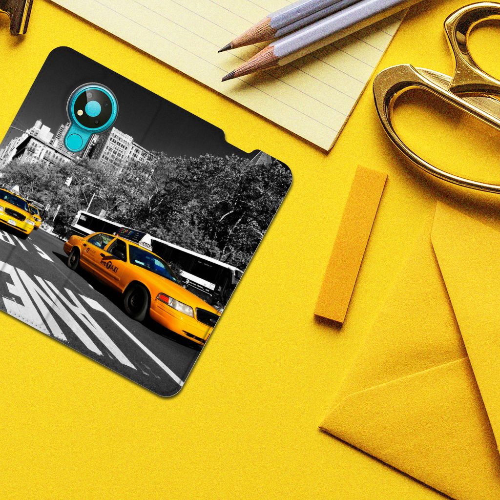 Nokia 3.4 Book Cover New York Taxi - B2C Telecom