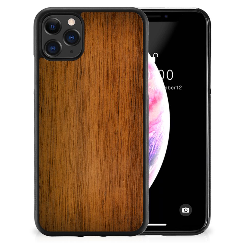Apple iPhone 11 Pro Max Grip Case Donker Hout B2C Telecom