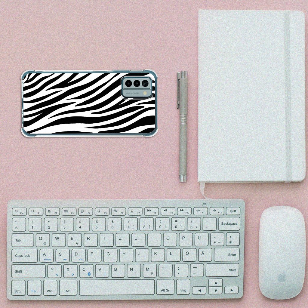 Nokia G22 Case Anti-shock Zebra