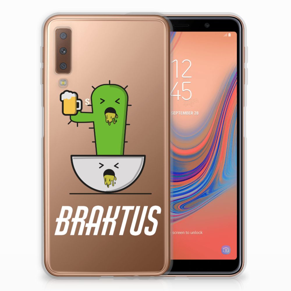 Samsung Galaxy A7 (2018) Telefoonhoesje met Naam Braktus