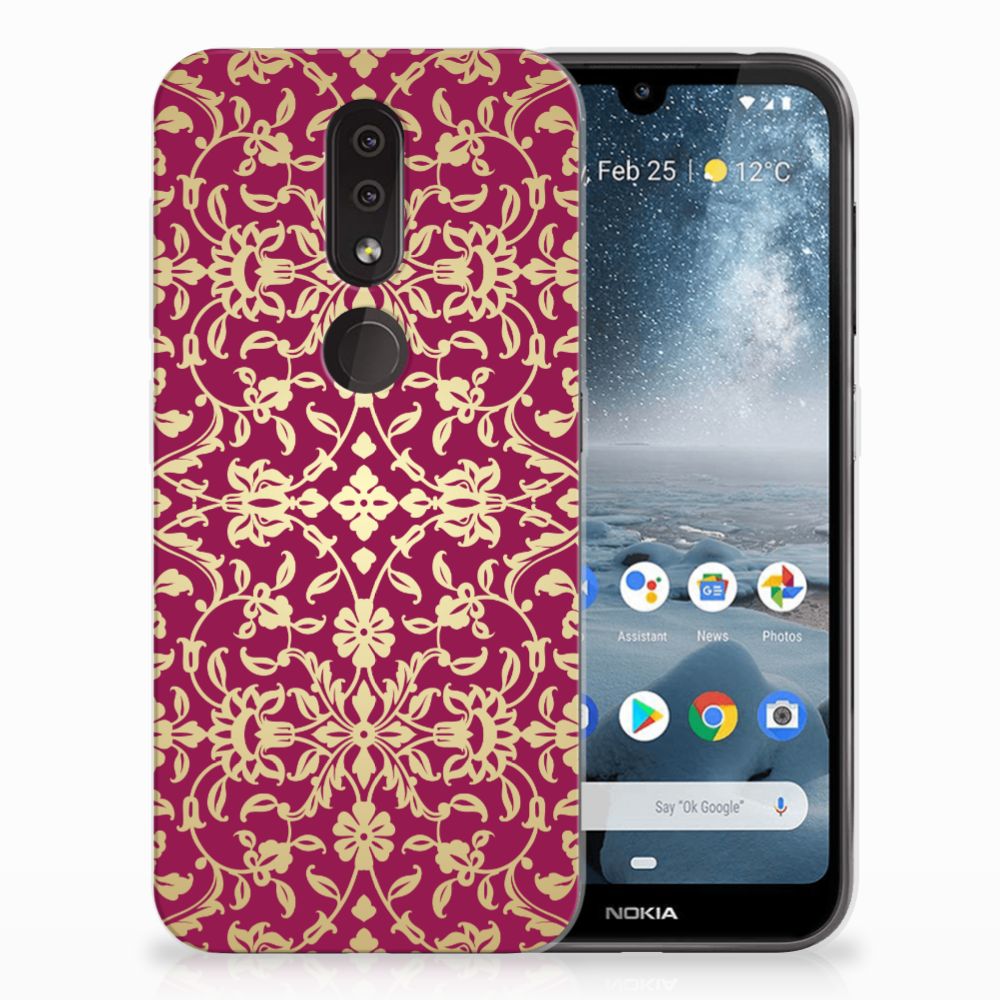 Siliconen Hoesje Nokia 4.2 Barok Pink