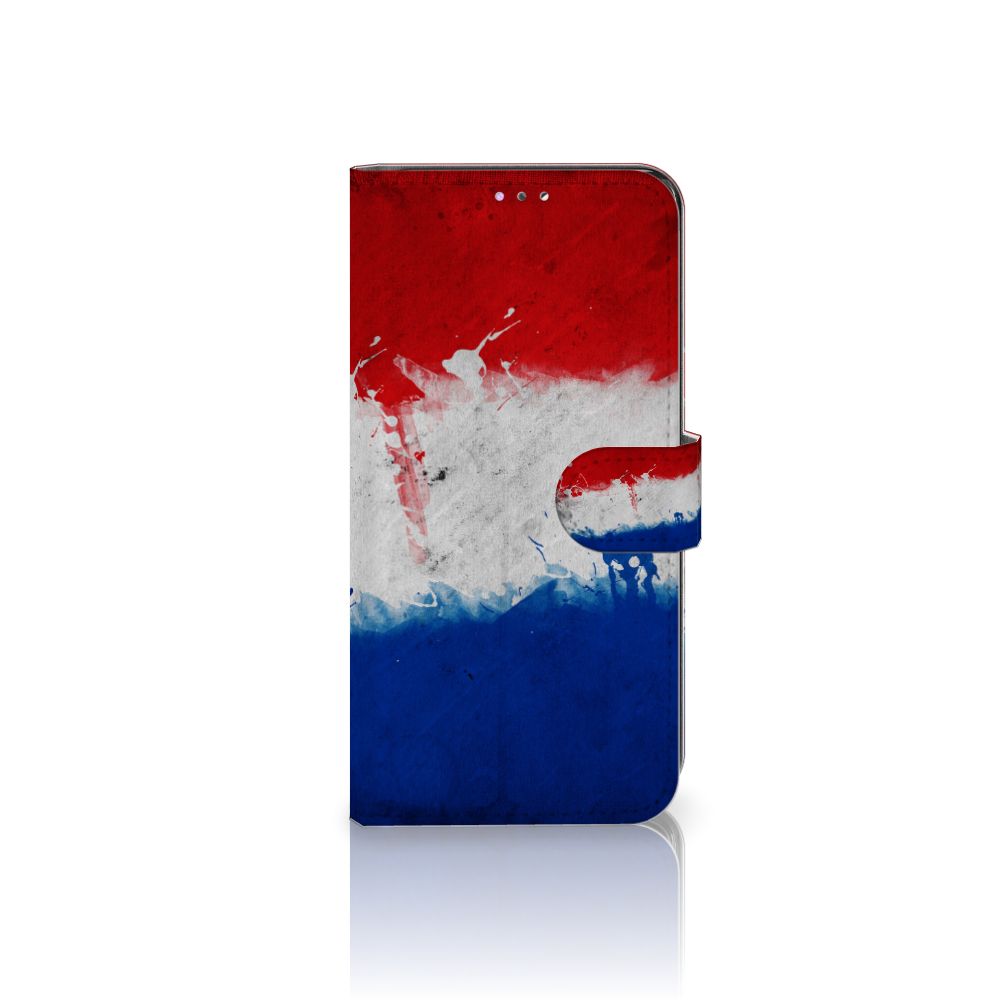 Samsung Galaxy A32 4G Bookstyle Case Nederland met artistiek design van de Nederlandse vlag.