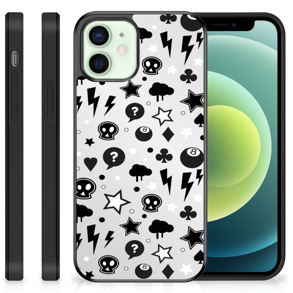 Mobiel Case iPhone 12 Mini Silver Punk B2C Telecom