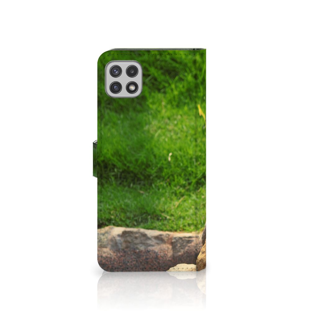 Samsung Galaxy A22 5G Telefoonhoesje met Pasjes Panda