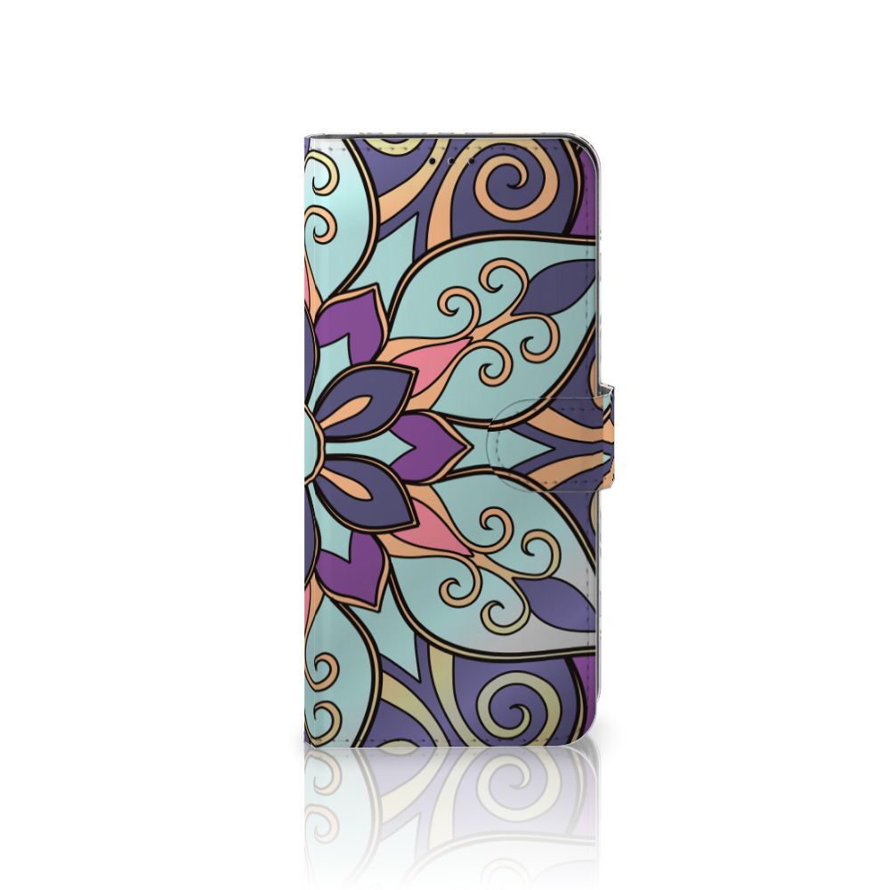 Samsung Galaxy S21 Ultra Hoesje Purple Flower