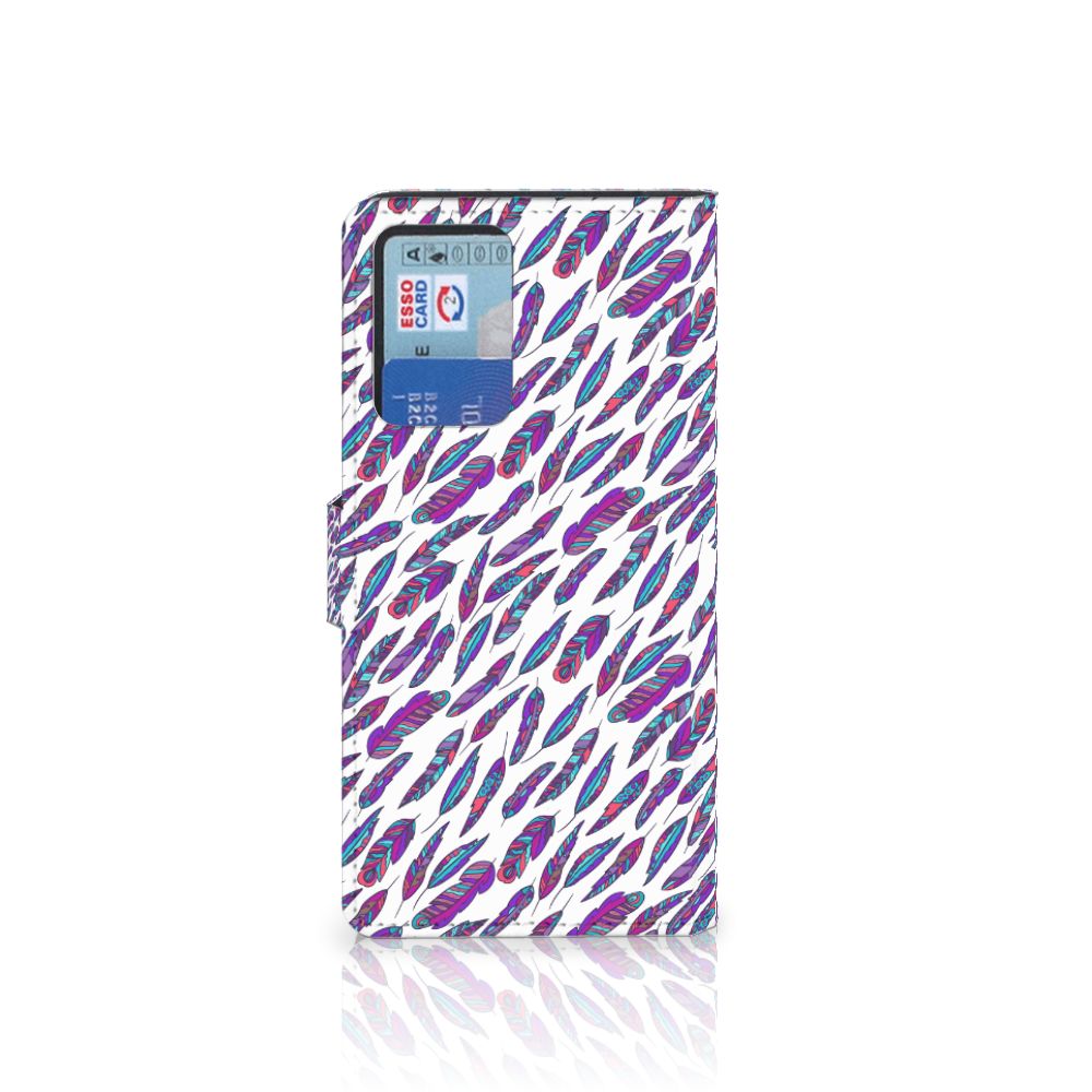 Xiaomi Redmi Note 10 Pro Telefoon Hoesje Feathers Color