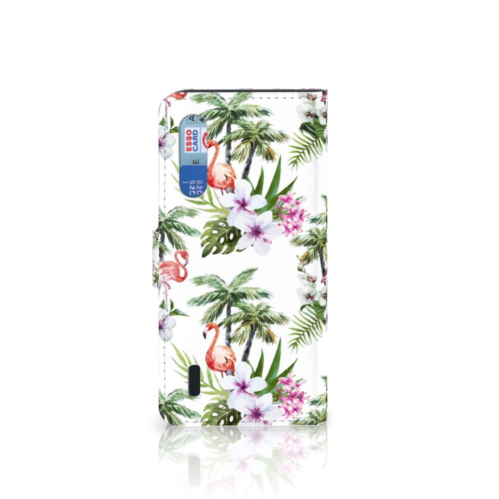 Xiaomi Mi 9 Lite Telefoonhoesje met Pasjes Flamingo Palms